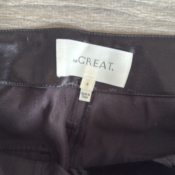 The Great. Convertible Satin Trousers Black XS - Picture 7 of 13